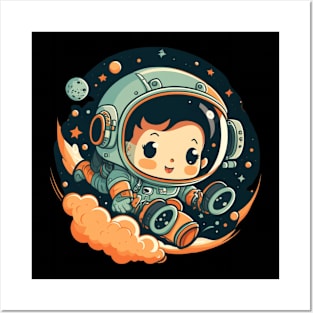 Cute Astronaut Posters and Art